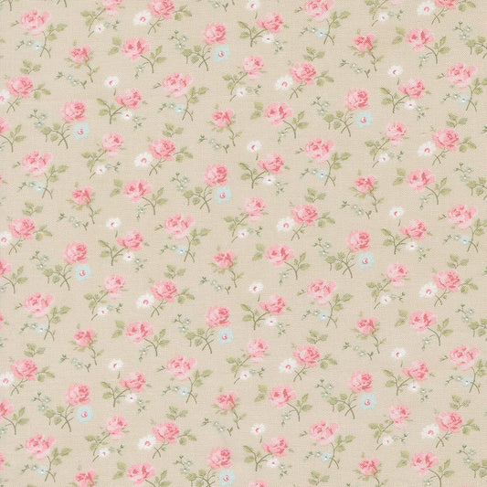 Abide Quilt Fabric by Brenda Riddle Designs Stone 18791 17 for Moda Fabrics - Jammin Threads
