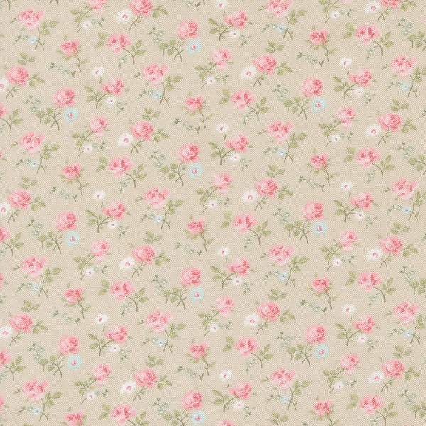 Abide Quilt Fabric by Brenda Riddle Designs Stone 18791 17 for Moda Fabrics - Jammin Threads