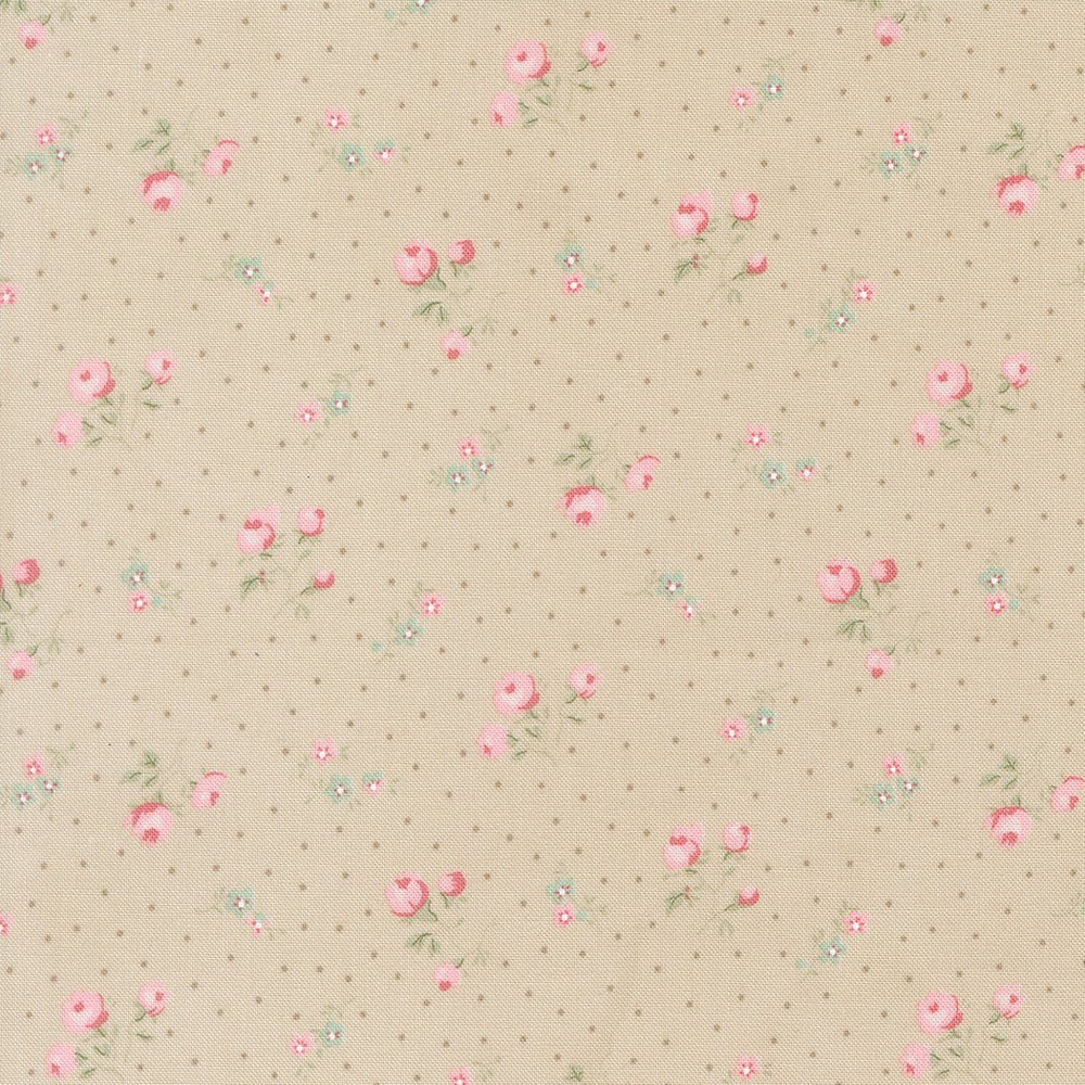 Abide Quilt Fabric by Brenda Riddle Designs Stone 18792 17 for Moda Fabrics - Jammin Threads