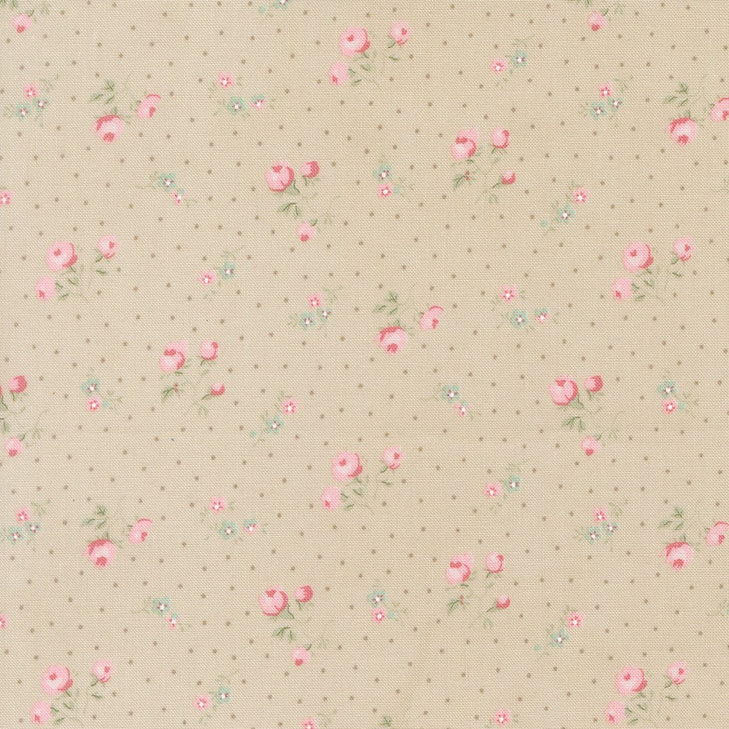 Abide Quilt Fabric by Brenda Riddle Designs Stone 18792 17 for Moda Fabrics - Jammin Threads
