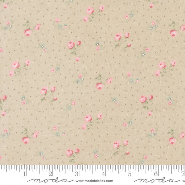 Abide Quilt Fabric by Brenda Riddle Designs Stone 18792 17 for Moda Fabrics - Jammin Threads