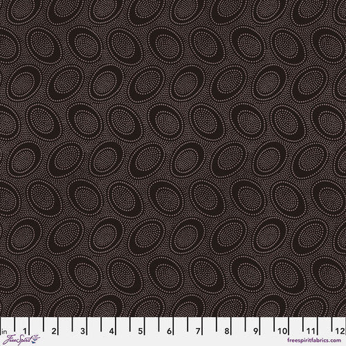 Aboriginal Dot - Chocolate | Kaffe Fassett Collective Classics | Quilt Fabric by the Yard - Jammin Threads