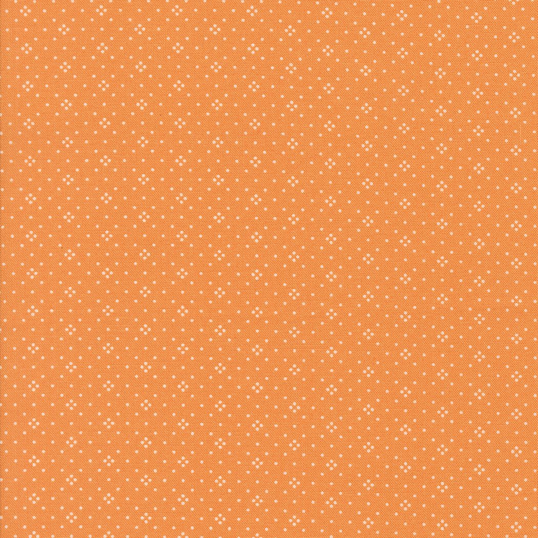 Agatha Road Quilt Fabric Eyelet Orange 20488 74 by Fig Tree Co. - Jammin Threads