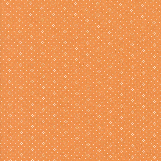 Agatha Road Quilt Fabric Eyelet Orange 20488 74 by Fig Tree Co. - Jammin Threads