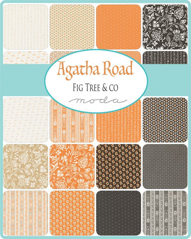 Agatha Road Quilt Fabric Ghost Multi 35412 11 by Fig Tree Co. - Jammin Threads