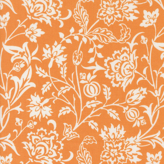 Agatha Road Quilt Fabric Pumpkin 35410 12 by Fig Tree Co. - Jammin Threads