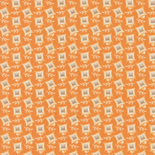 Agatha Road Quilt Fabric Pumpkin 35414 12 by Fig Tree Co. - Jammin Threads