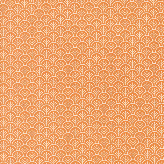 Agatha Road Quilt Fabric Pumpkin 35415 12 by Fig Tree Co. - Jammin Threads