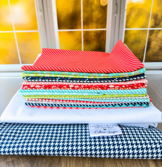 All American Remix Quilt Kit – Featuring Delightfully Yours by Sherri & Chelsi – Curated by Jammin’ Threads - Jammin Threads