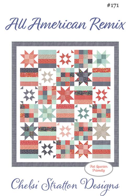 All American Remix Quilt Pattern by Chelsi Stratton Designs - Jammin Threads
