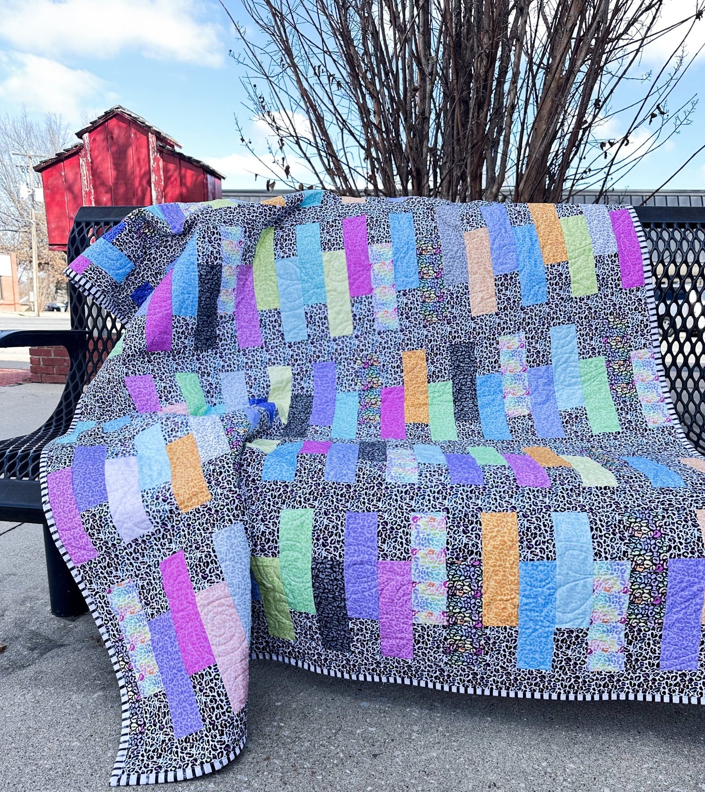 Alternating Current Easy Quilt Kit - Jammin Threads