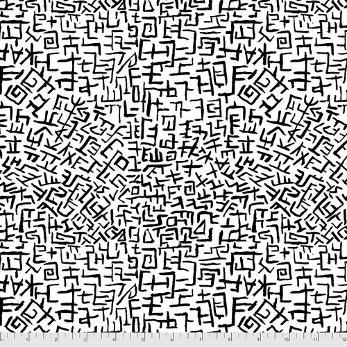 Amaze White Quilt Fabric – PWBM078.WHITE by Brandon Mably for the Kaffe Fassett Collective - Jammin Threads