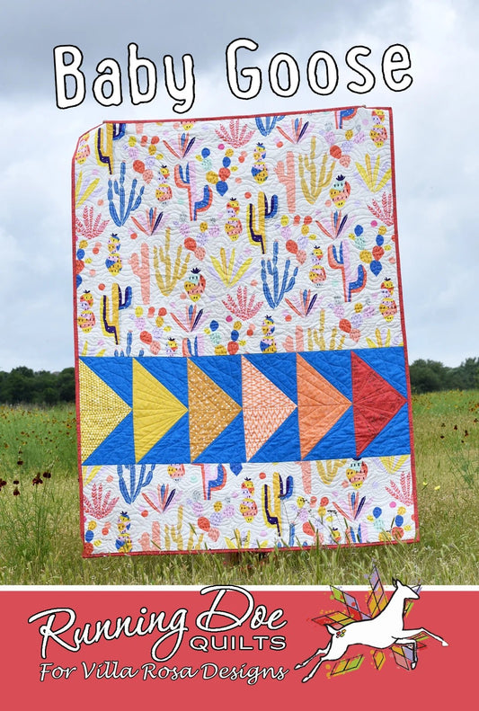 Baby Goose Quilt Pattern by Running Doe Quilts (PDF Version) - Jammin Threads
