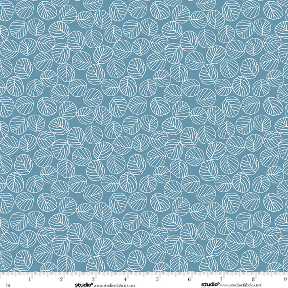 Bar Harbor Quilt Fabric by Chelsie Design Works | Denim Leaf - Jammin Threads