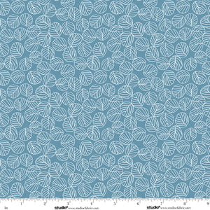 Bar Harbor Quilt Fabric by Chelsie Design Works | Denim Leaf - Jammin Threads