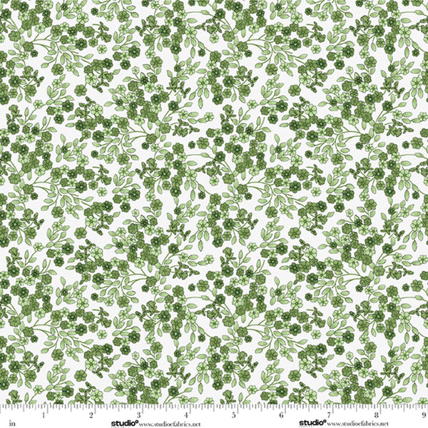 Bar Harbor Quilt Fabric by Chelsie Design Works | Ditsy Floral Vine - Jammin Threads