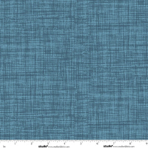 Bar Harbor Quilt Fabric by Chelsie Design Works | Plaid Texture Denim - Jammin Threads