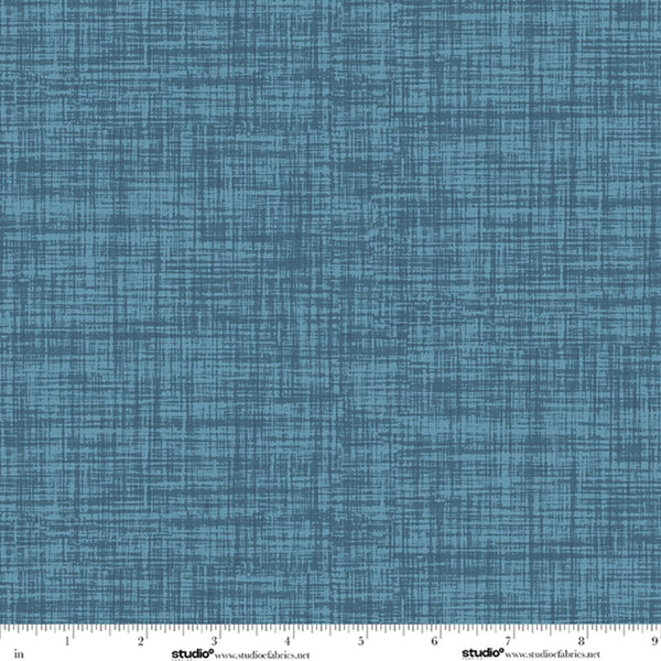 Bar Harbor Quilt Fabric by Chelsie Design Works | Plaid Texture Denim - Jammin Threads