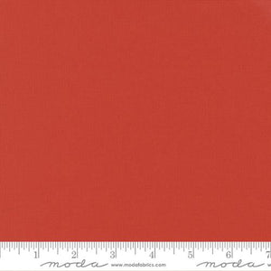 Bella Solids Quilt Fabric Betty Orange 9900 124 by Moda Fabrics - Jammin Threads