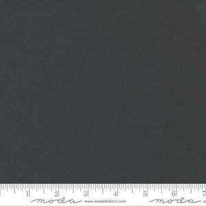 Bella Solids Quilt Fabric Charcoal 9900 284 by Moda Fabrics - Jammin Threads