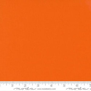 Bella Solids Quilt Fabric Orange 9900 80 by Moda Fabrics - Jammin Threads