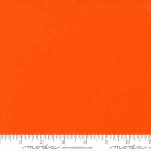Bella Solids Quilt Fabric Tangerine 9900 255 by Moda Fabrics - Jammin Threads