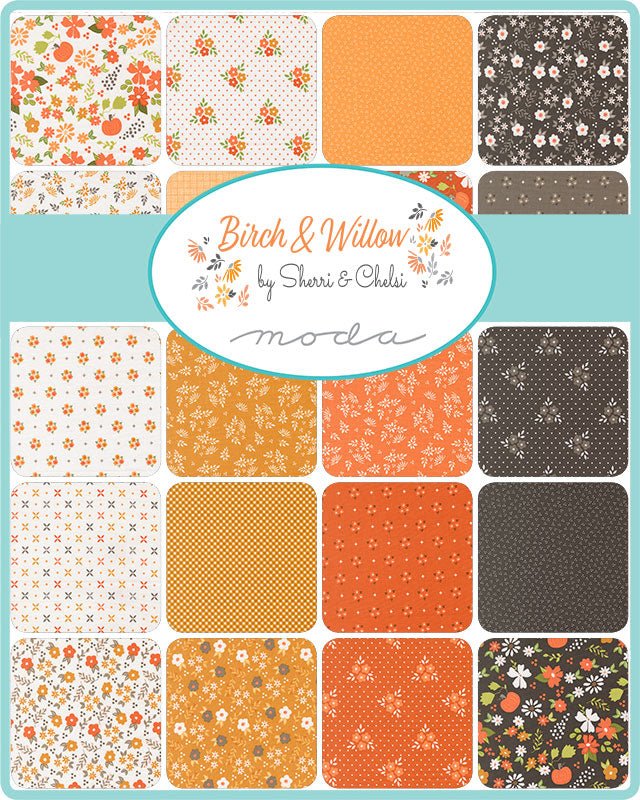 Birch & Willow Quilt Fabric Amber 37729 13 by Sherri & Chelsi for Moda Fabrics - Jammin Threads