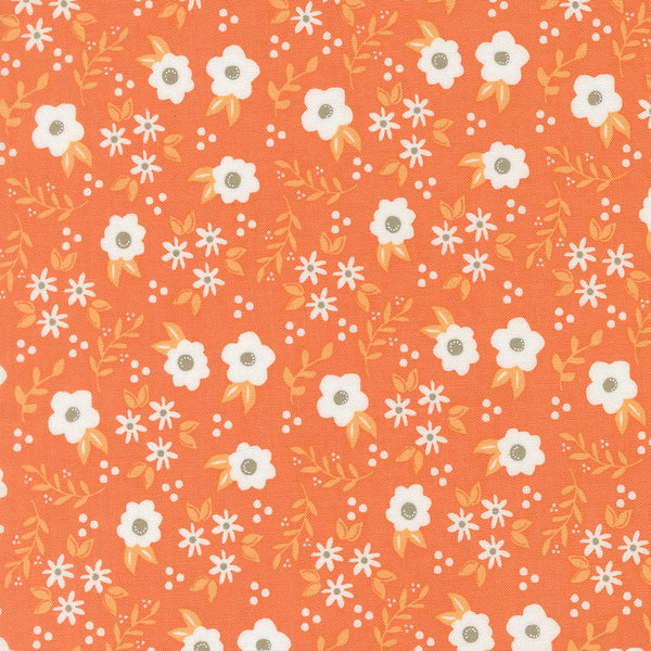 Birch & Willow Quilt Fabric Pumpkin 37725 14 by Sherri & Chelsi for Moda Fabrics - Jammin Threads