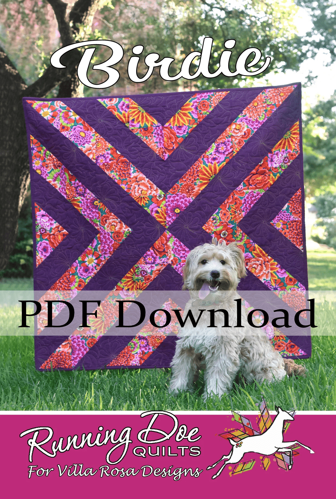 Birdie Quilt Pattern by Running Doe Quilts (PDF Version) – Jammin Threads