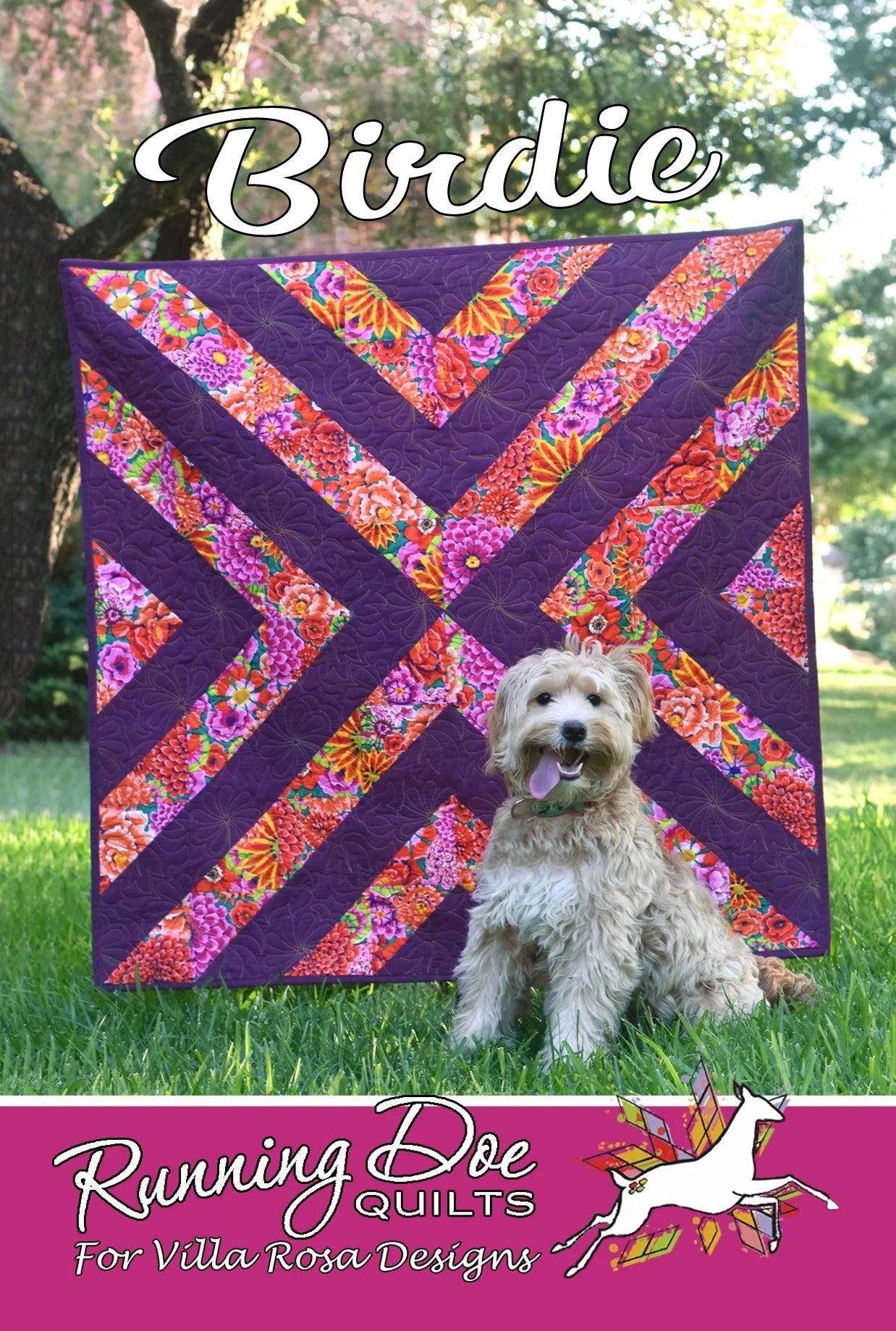 Birdie Quilt Pattern by Running Doe Quilts (PDF Version) - Jammin Threads