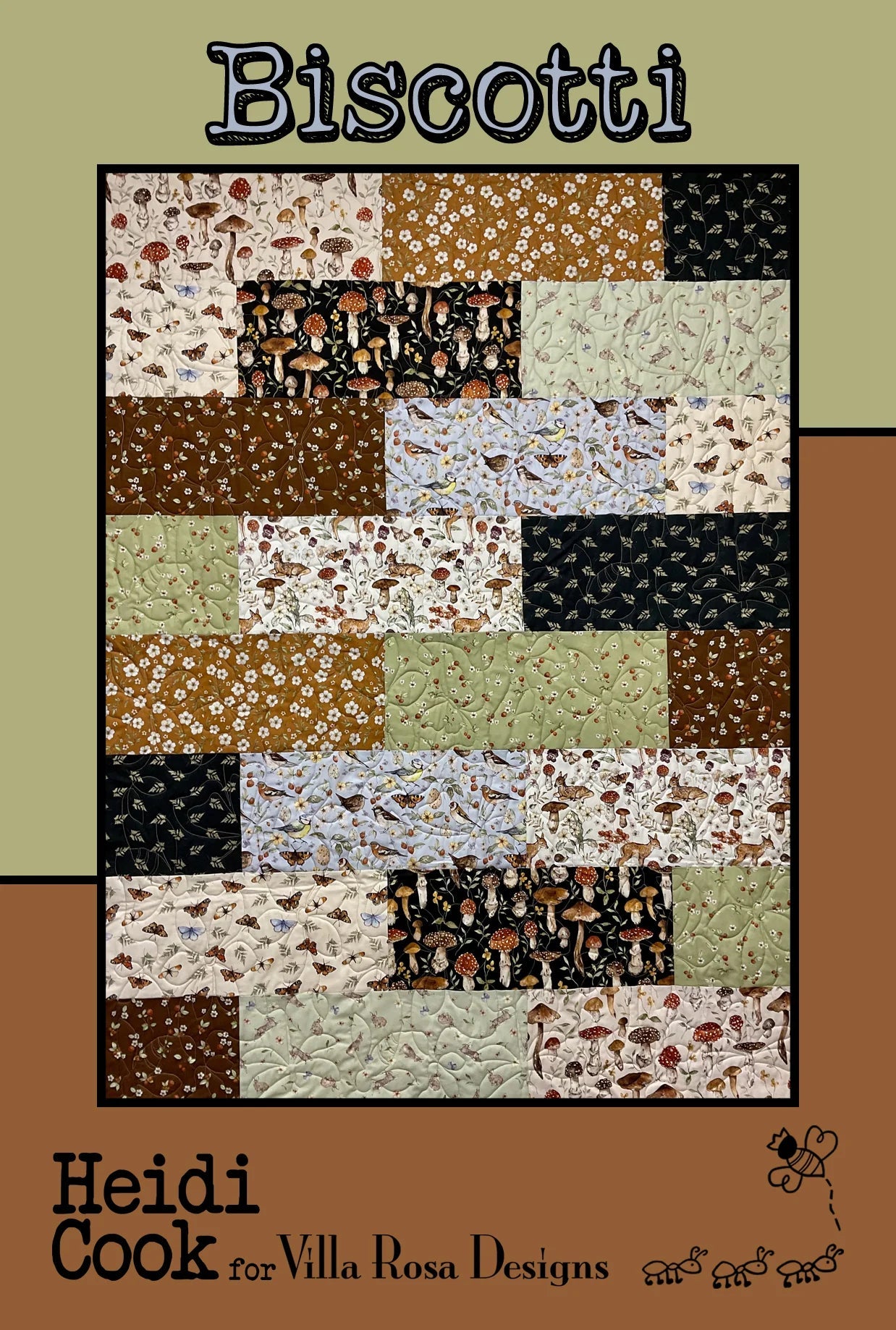 Biscotti Quilt Pattern by Heidi Cook for Villa Rosa Designs (PDF Download) - Jammin Threads