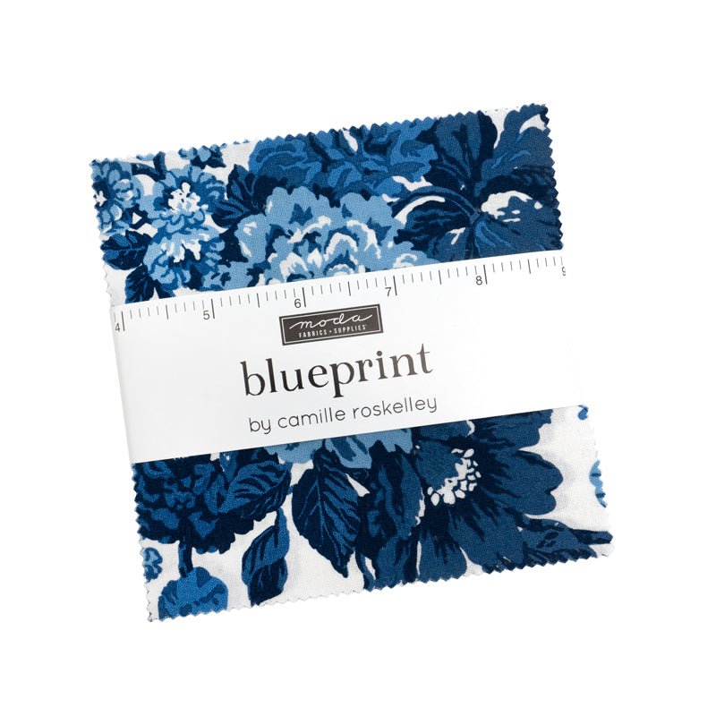 Blueprint Quilt Fabric Charm Pack 55330PP by Camille Roskelley - Jammin Threads