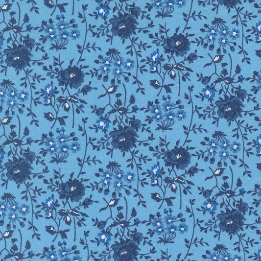 Blueprint Quilt Fabric Harbor 55333 12 by Camille Roskelley for Moda Fabrics - Jammin Threads