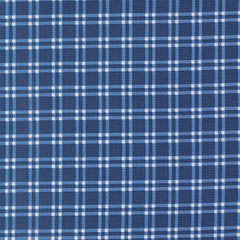 Blueprint Quilt Fabric Navy 55332 16 by Camille Roskelley for Moda Fabrics - Jammin Threads