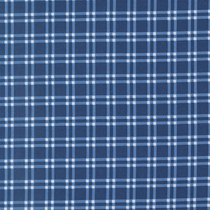 Blueprint Quilt Fabric Navy 55332 16 by Camille Roskelley for Moda Fabrics - Jammin Threads