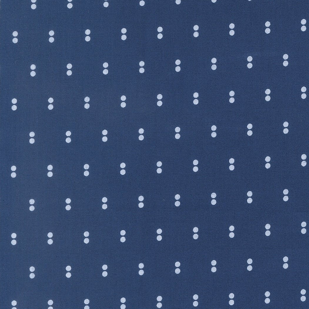 Blueprint Quilt Fabric Navy 55334 16 by Camille Roskelley for Moda Fabrics - Jammin Threads