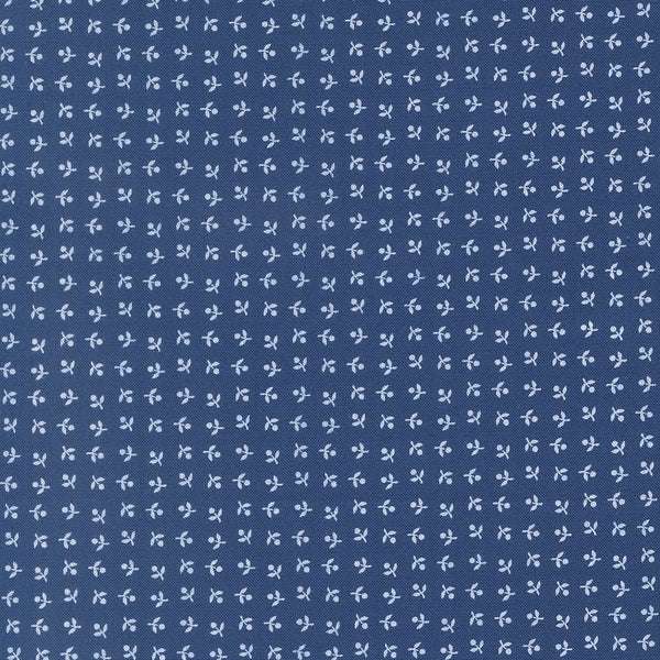 Blueprint Quilt Fabric Navy 55336 16 by Camille Roskelley for Moda Fabrics - Jammin Threads