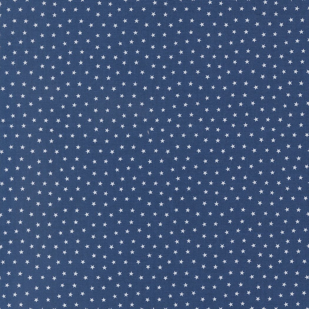 Blueprint Quilt Fabric Navy 55337 16 by Camille Roskelley for Moda Fabrics - Jammin Threads