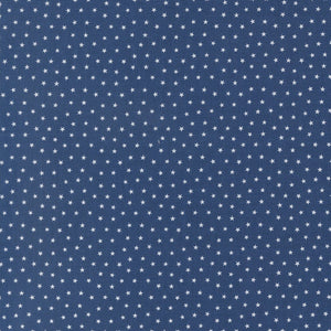 Blueprint Quilt Fabric Navy 55337 16 by Camille Roskelley for Moda Fabrics - Jammin Threads