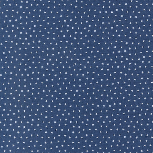 Blueprint Quilt Fabric Navy 55337 16 by Camille Roskelley for Moda Fabrics - Jammin Threads