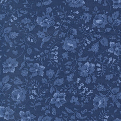 Blueprint Quilt Fabric Navy 55338 16 by Camille Roskelley for Moda Fabrics - Jammin Threads