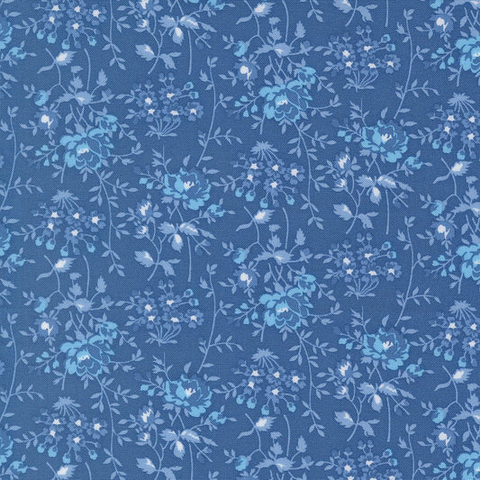 Blueprint Quilt Fabric Sea 55333 17 by Camille Roskelley for Moda Fabrics - Jammin Threads