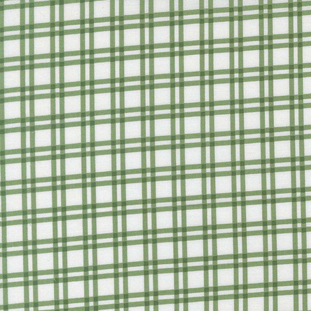 Blueprint Quilt Fabric White Grass 55332 28 by Camille Roskelley for Moda Fabrics - Jammin Threads