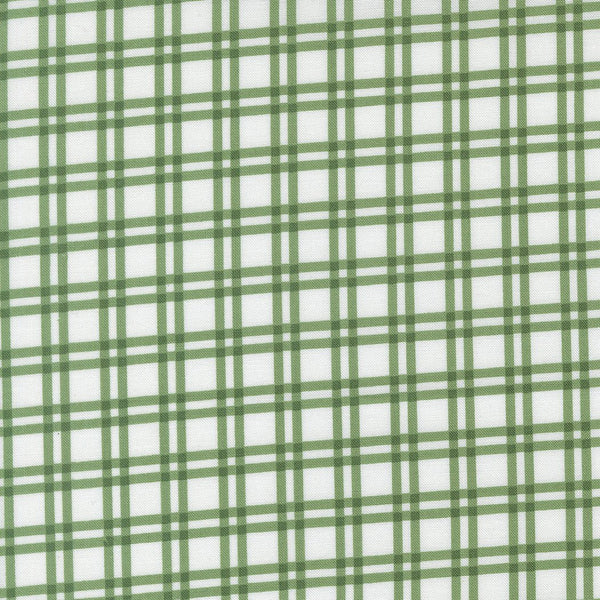 Blueprint Quilt Fabric White Grass 55332 28 by Camille Roskelley for Moda Fabrics - Jammin Threads