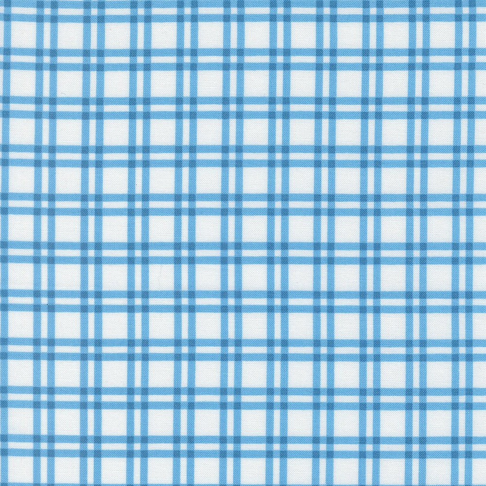Blueprint Quilt Fabric White Harbor 55332 11 by Camille Roskelley for Moda Fabrics - Jammin Threads