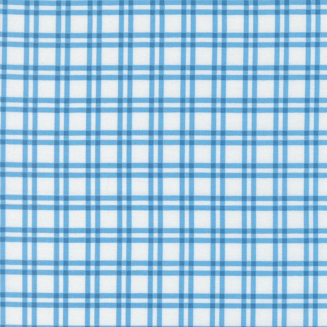 Blueprint Quilt Fabric White Harbor 55332 11 by Camille Roskelley for Moda Fabrics - Jammin Threads