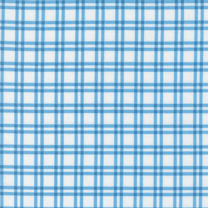 Blueprint Quilt Fabric White Harbor 55332 11 by Camille Roskelley for Moda Fabrics - Jammin Threads