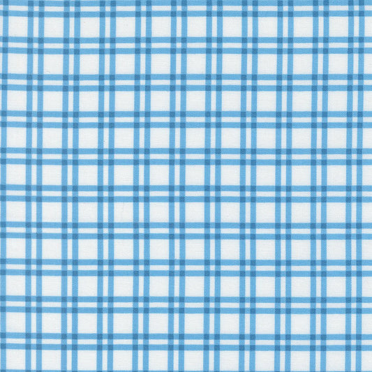 Blueprint Quilt Fabric White Harbor 55332 11 by Camille Roskelley for Moda Fabrics - Jammin Threads