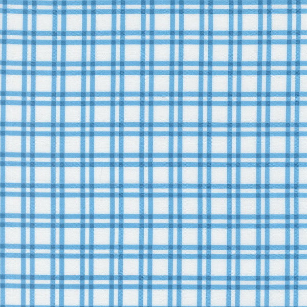 Blueprint Quilt Fabric White Harbor 55332 11 by Camille Roskelley for Moda Fabrics - Jammin Threads