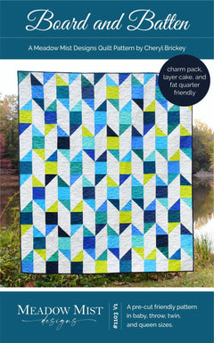 Board and Batten Quilt Pattern by Meadow Mist Designs - Jammin Threads